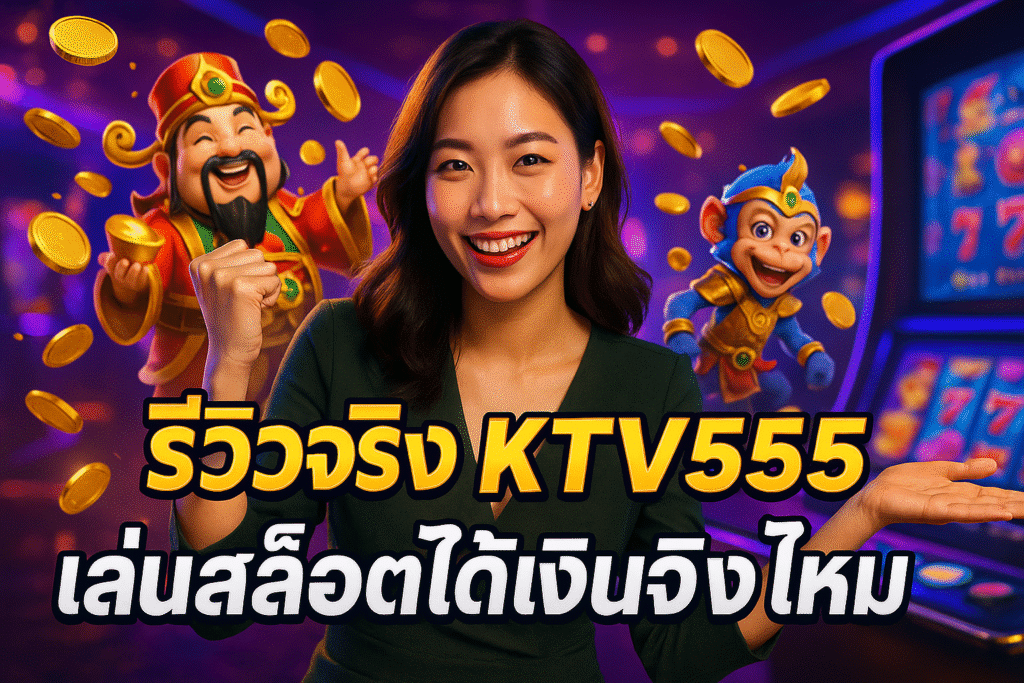 รีวิวจริง KTV555 เล่นสล็อตได้เงินจริงไหม