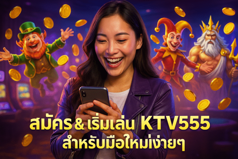 สมัครและเริ่มเล่น KTV555 สำหรับมือใหม่ง่ายๆ