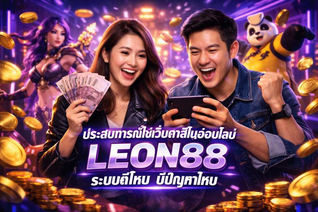 ประสบการณ์ใช้เว็บคาสิโนออนไลน์ LEON88 ระบบดีไหม