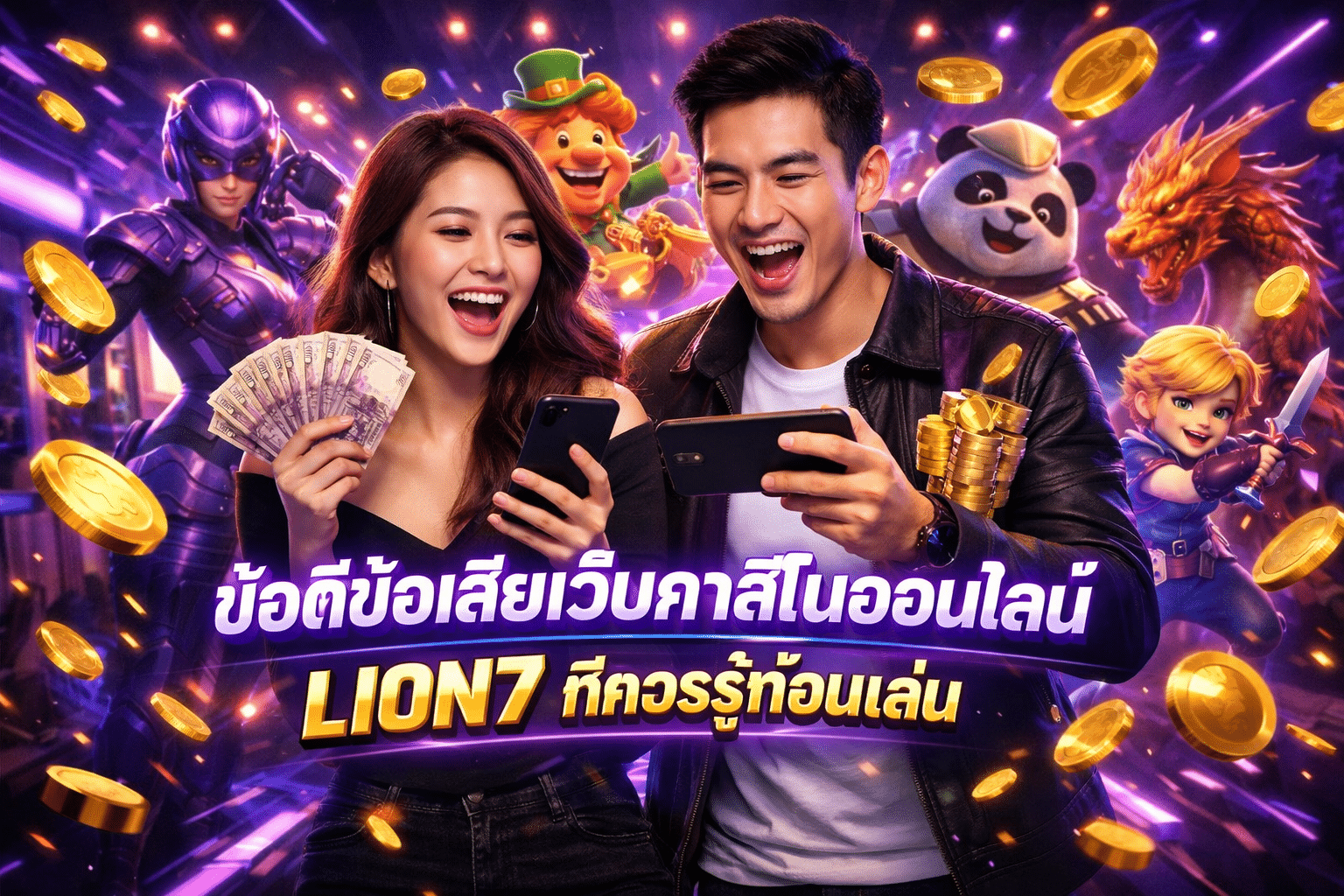 ข้อดีข้อเสียเว็บคาสิโนออนไลน์ LION7 ที่ควรรู้ก่อนเล่น
