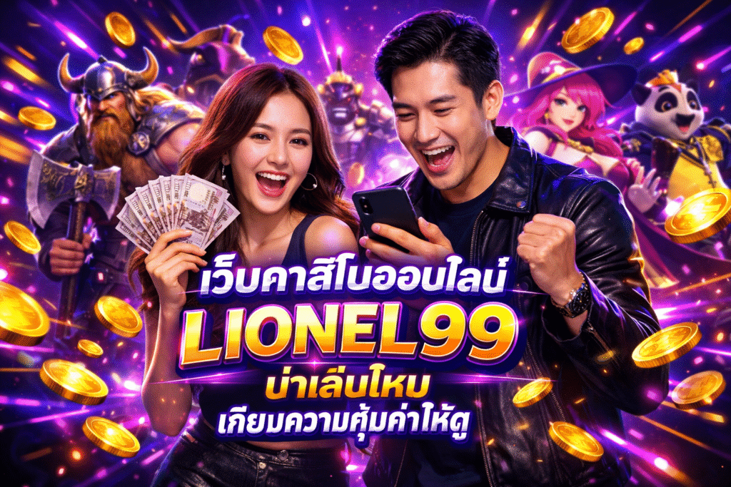 เว็บคาสิโนออนไลน์ LIONEL99 น่าเล่นไหม เทียบความคุ้มค่า